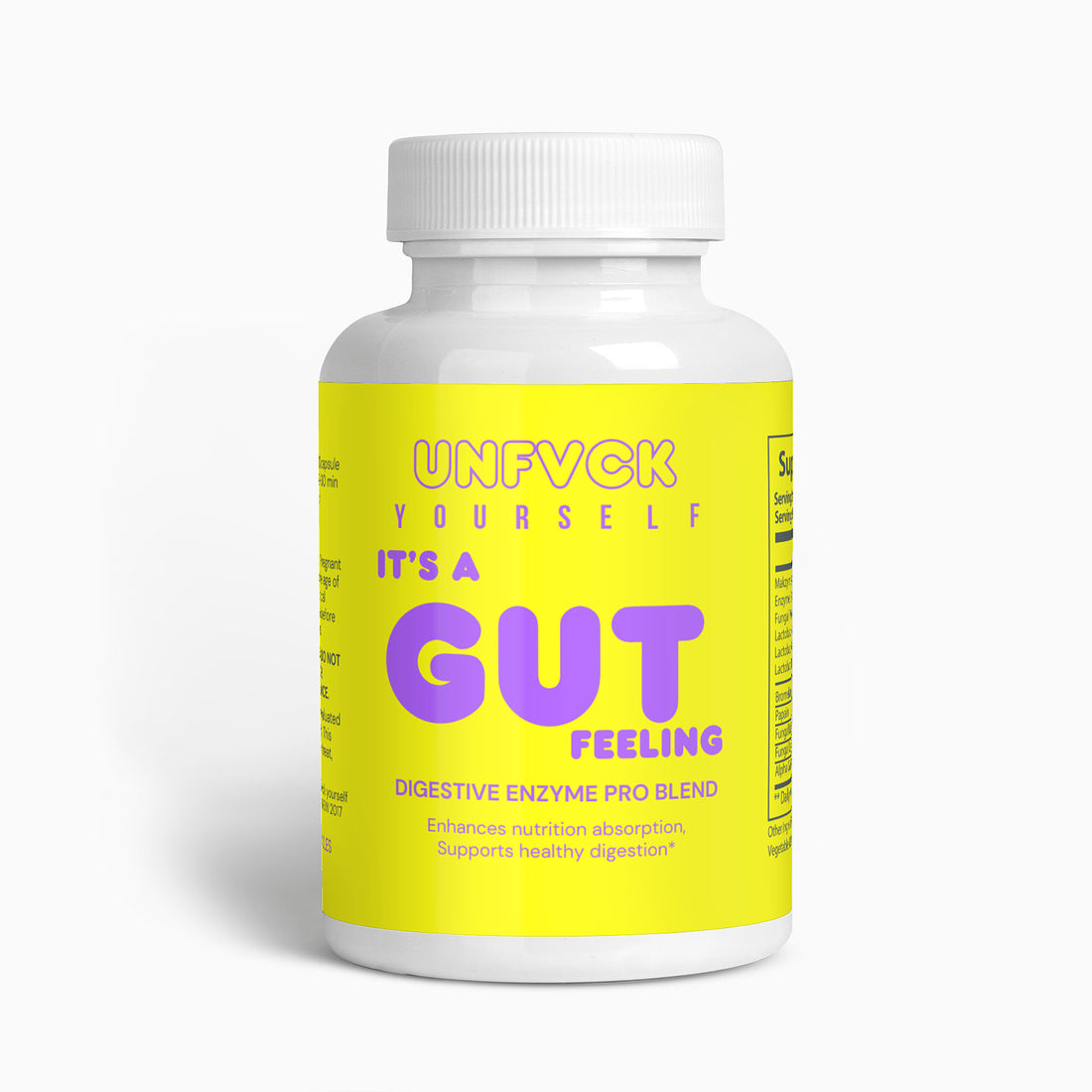It's a Gut Feeling - Unfvck Yourself Vitamins' Digestive Enzyme Pro Blend