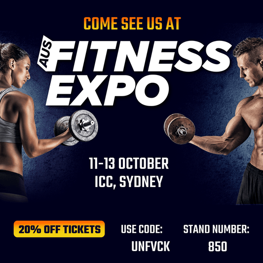 UNFVCK Yourself Vitamins: Join Us at the Aus Fitness Expo in Sydney!