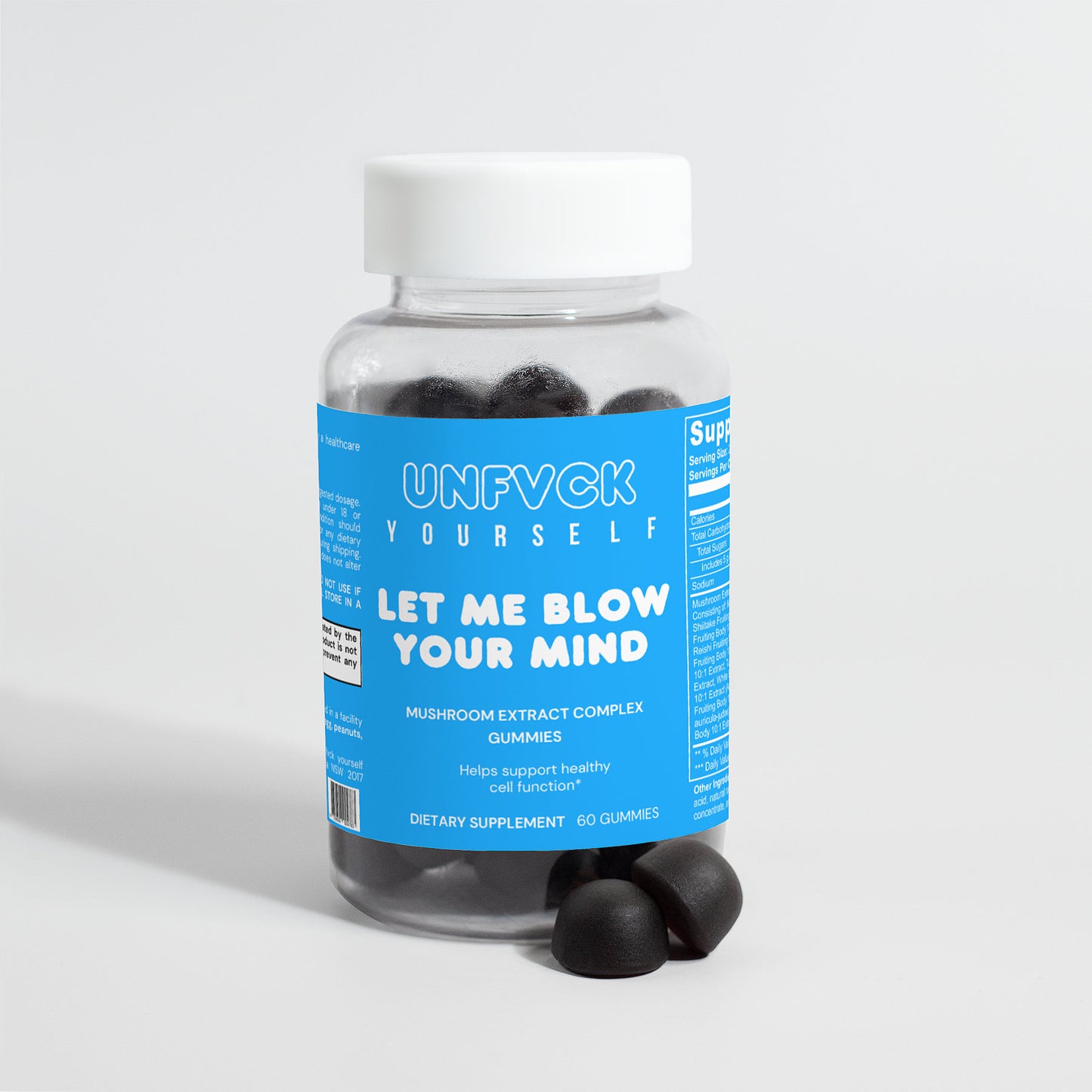 LET ME BLOW YOUR MIND - Mushroom Extract Complex Gummies