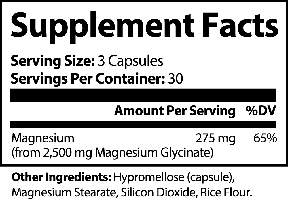 CHILL THE F OUT - Magnesium Glycinate