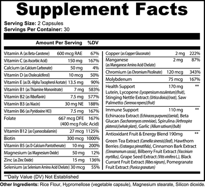 LACK OF VITAMIN ME - Complete Multivitamin