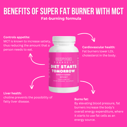 DIET STARTS TOMORROW - Super Fat Burner with MCT