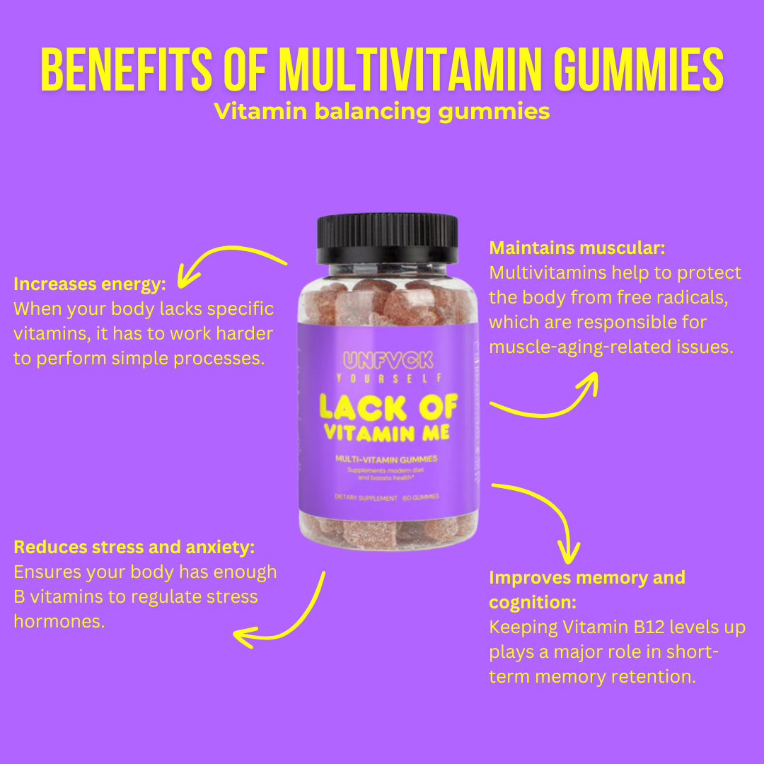 LACK OF VITAMIN ME - Multivitamin Bear Gummies (Adult)