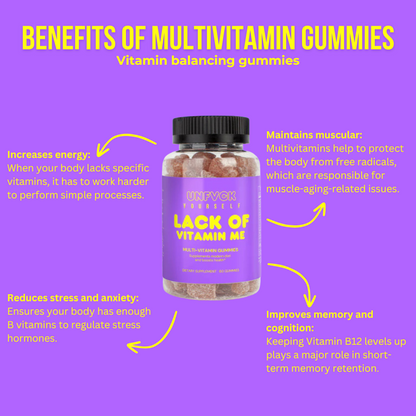 LACK OF VITAMIN ME - Multivitamin Bear Gummies (Adult)