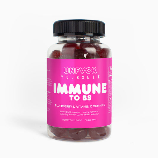 IMMUNE TO BS - Elderberry & Vitamin C Gummies (Adult)