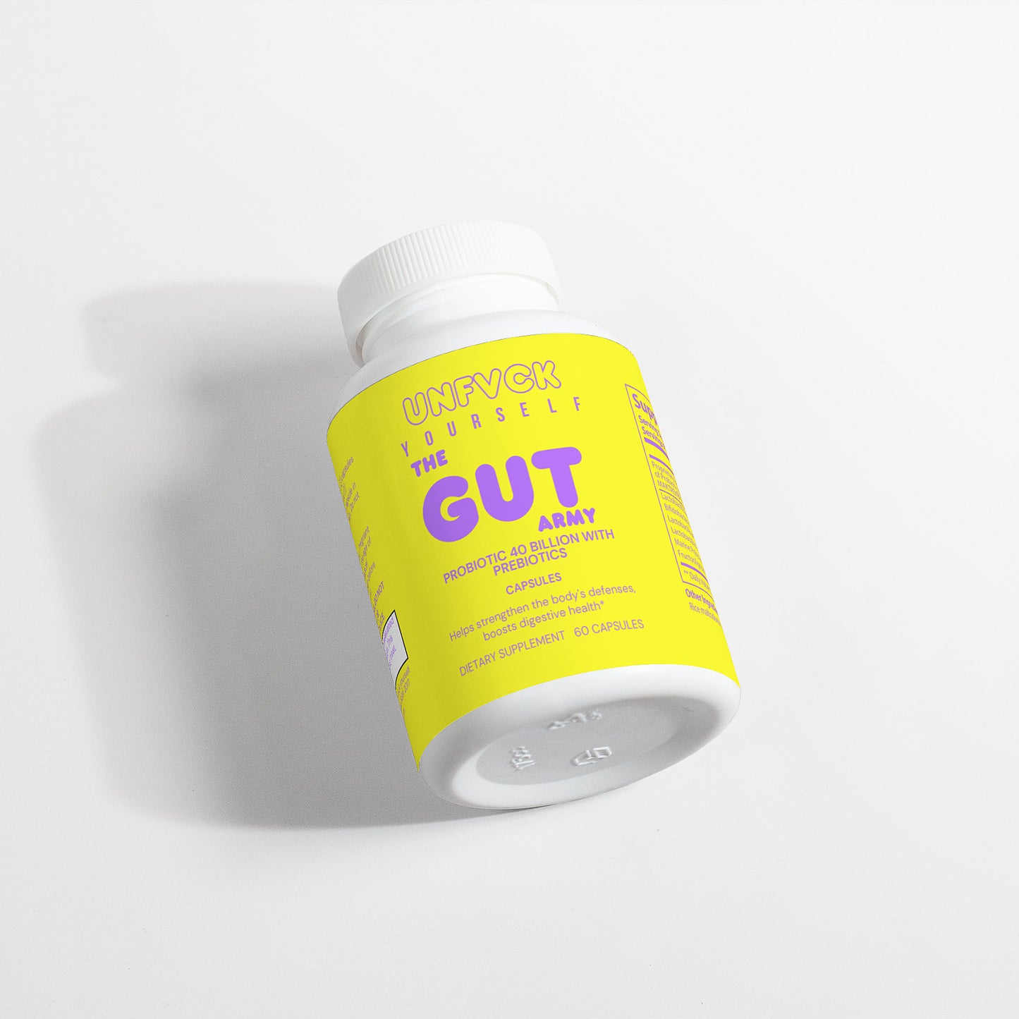 THE GUT ARMY - Probiotic 40 Billion with Prebiotics